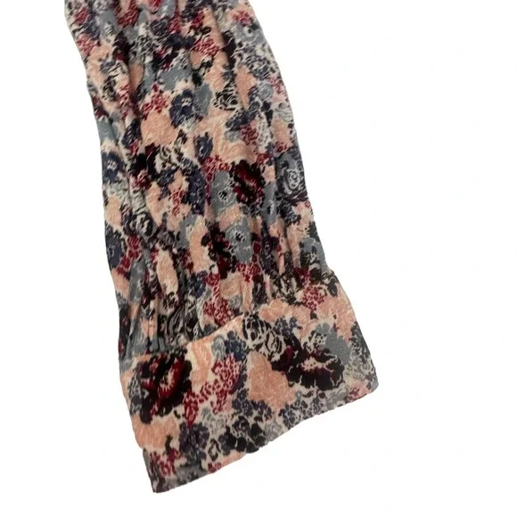 Lucky Brand Women L Floral Blouse Top Lightweight breathable cute - Picture 6 of 10